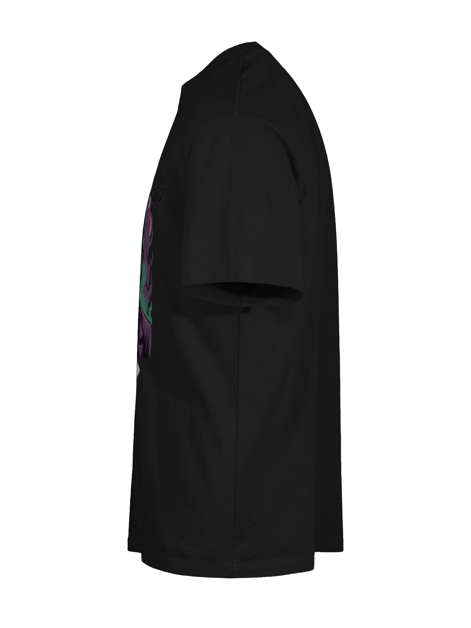 Why So Serious: Joker Veiled Vapour Oversized Faded Unisex T-Shirt product image (10)