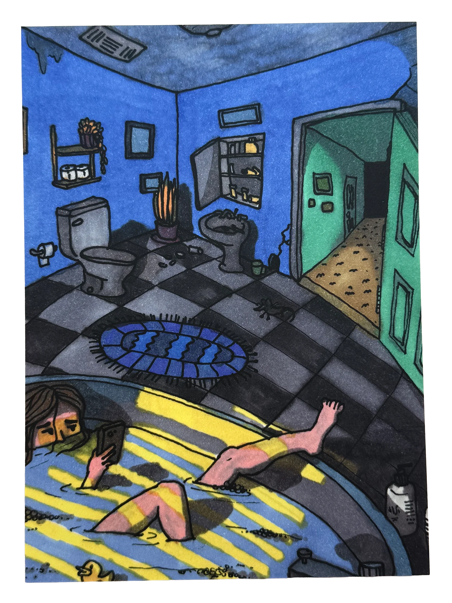 Girl Bath (Art Print) product image (1)