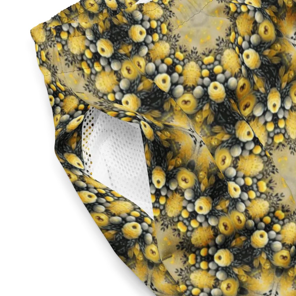 Golden Symmetry Swim Trunks product image (4)