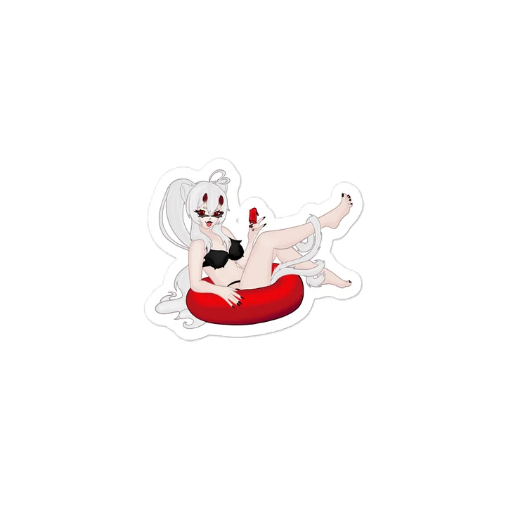 Floatie Neko Vinyl Sticker product image (2)