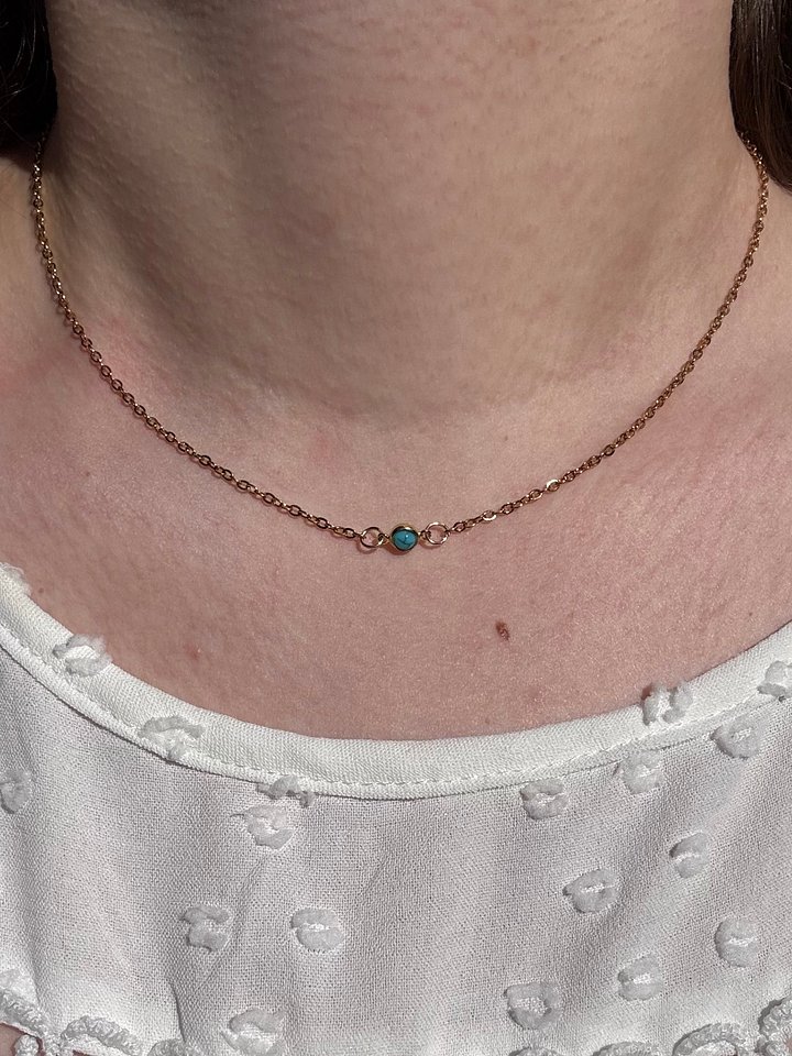 Dainty Turquoise Necklace product image (1)