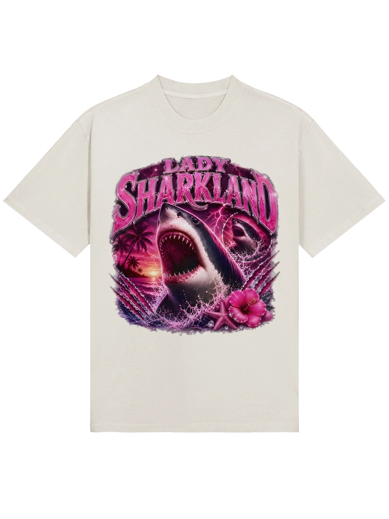 Lady Sharkland Tee - Sunset product image (1)