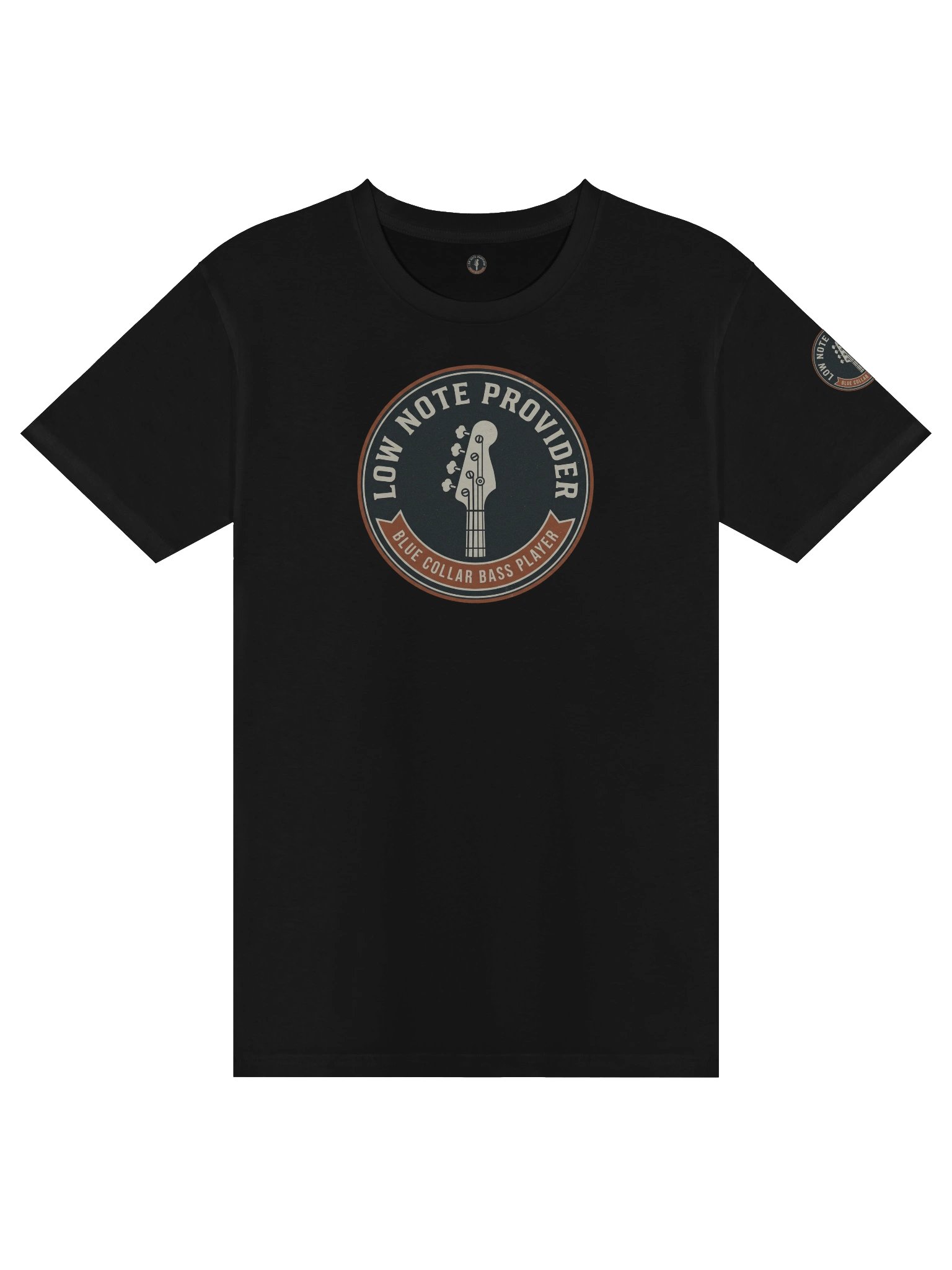 Low End Provider – Workwear‑Inspired Bass Badge Tee product image (1)