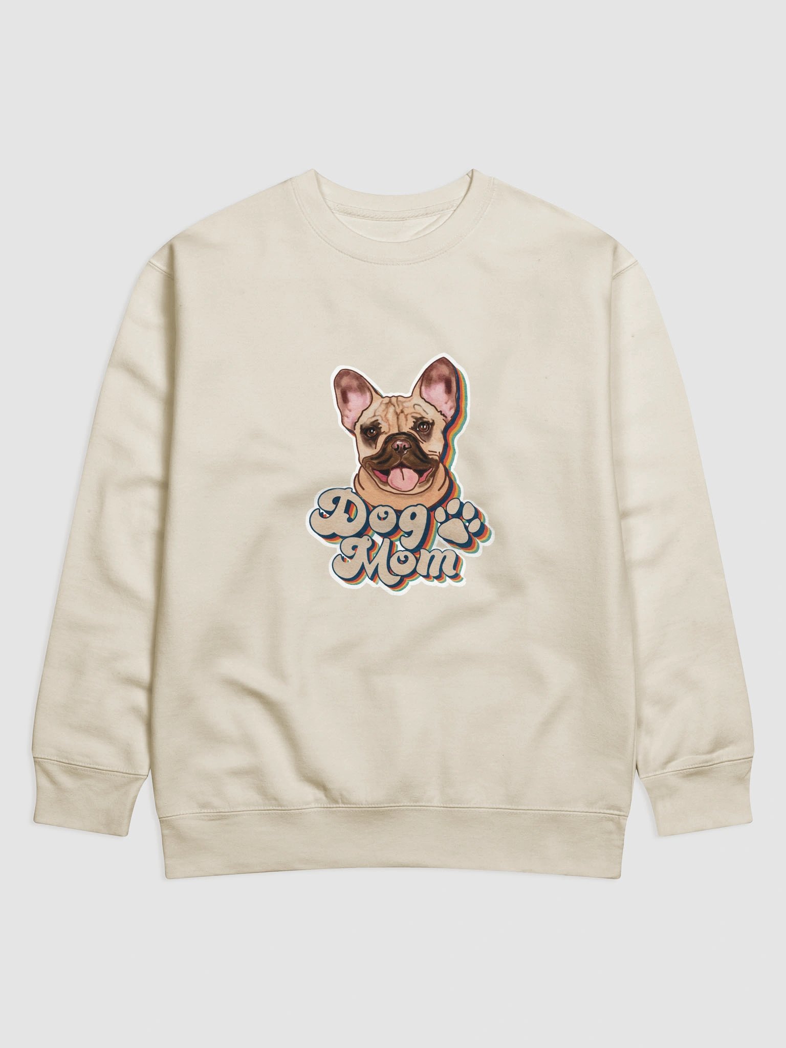French Bulldog Dog Mom Sweatshirt All colors Large print product image (17)
