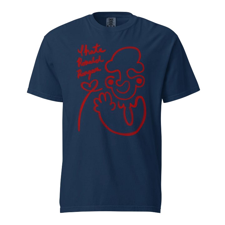 I Hate Ronald Reagan ❤️ T-Shirt [NAVY] product image (1)