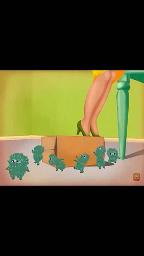 Timelapse of:
💖 #mannysmonstermayhem2026 💖
Day 29: #yeti 
Why have one yeti, when you could have 6?
.
.
.
#tinyyeti #haroldth...