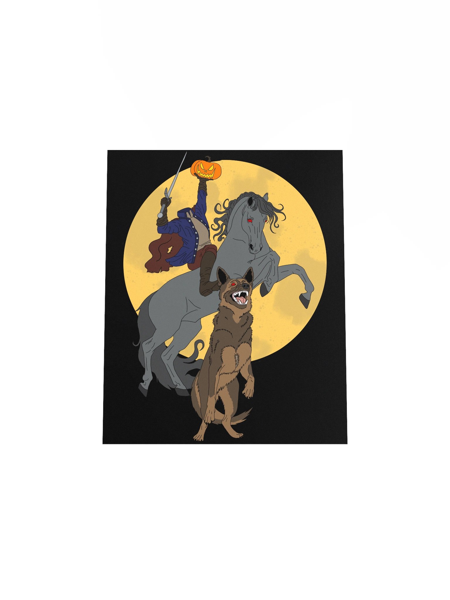 The Horseman Brought Backup Matte Poster product image (4)