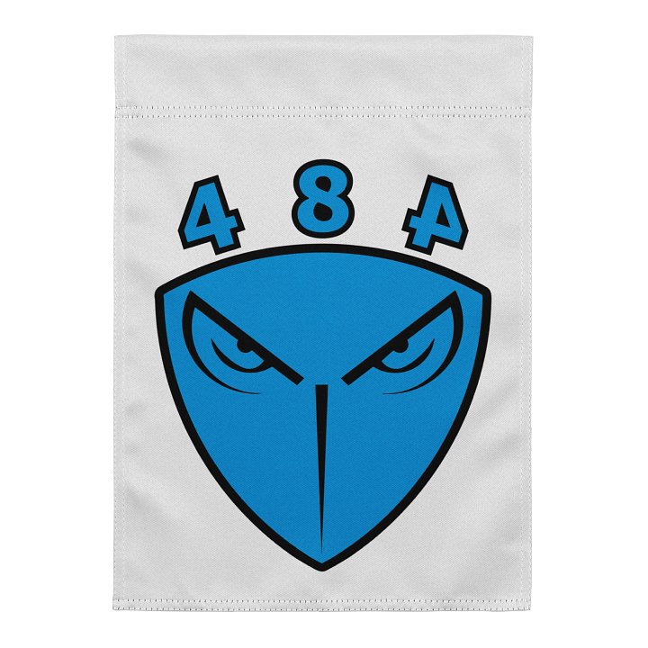 484 Face Logo Garden Flag product image (1)