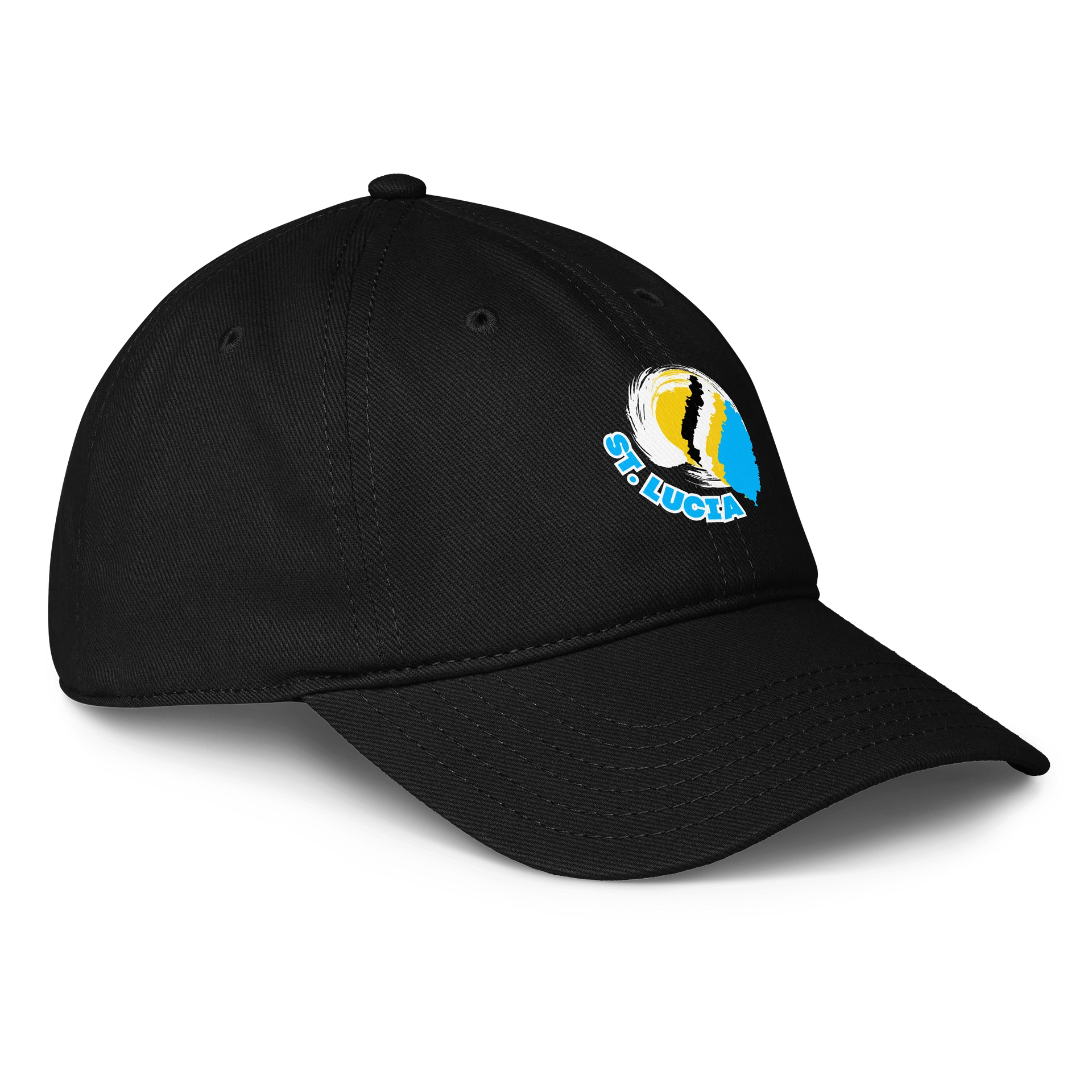 St. Lucia Abstract Island Baseball Cap product image (9)
