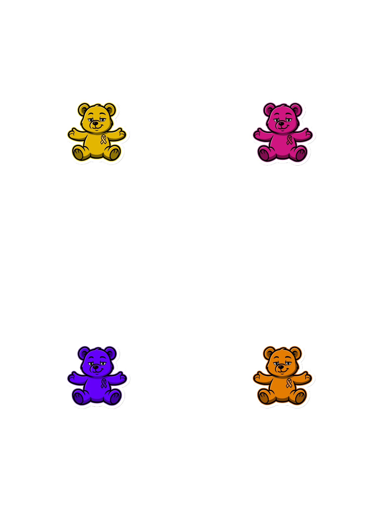 Warm Sepctrum Bear of Sharing Magnet Bundle product image (1)