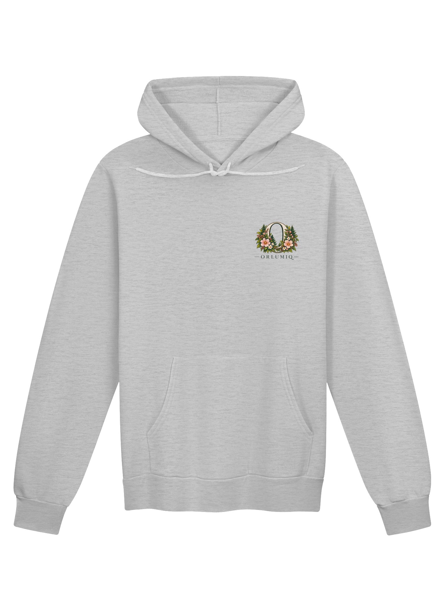 ORLUMIQ Take the Scenic Route Hoodie | Mountain Adventure Graphic Pullover – Athletic Heather product image (2)