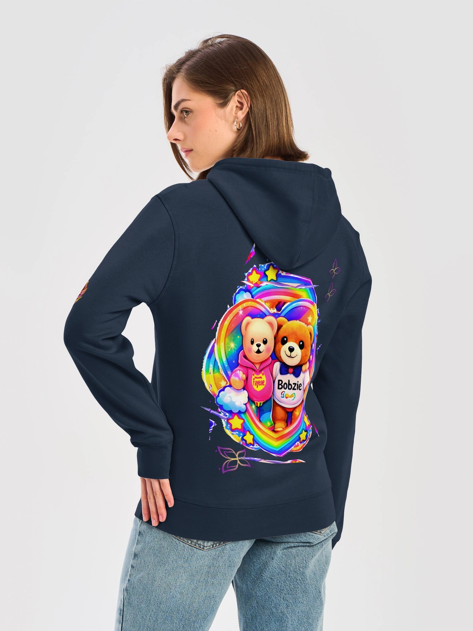 Fayzie & Bobzie Cosmic Love Organic Hoodie By FayzieBobs product image (2)