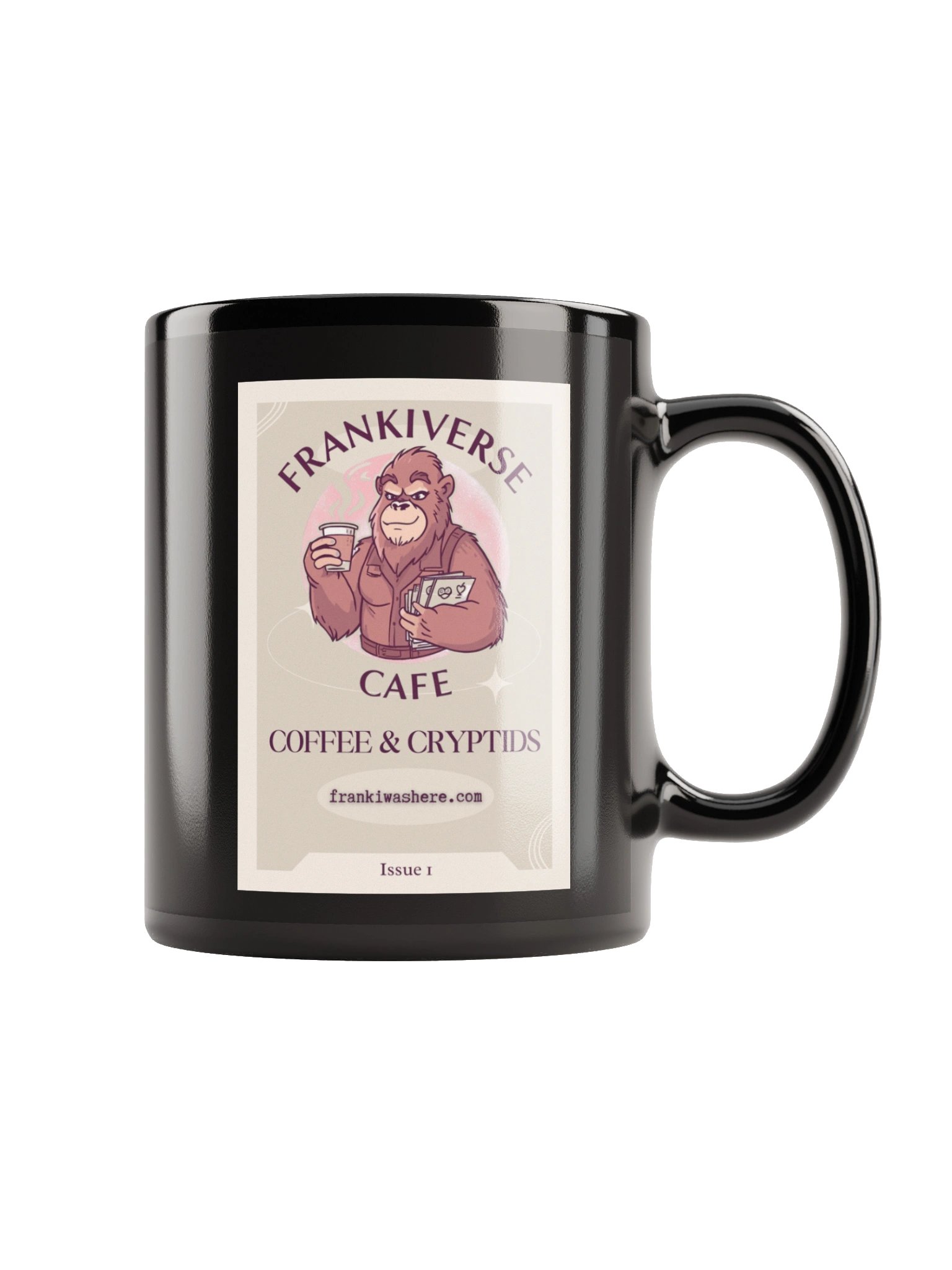 Coffee & Cryptids Mug | FrankiVerse Cafe Merch product image (2)