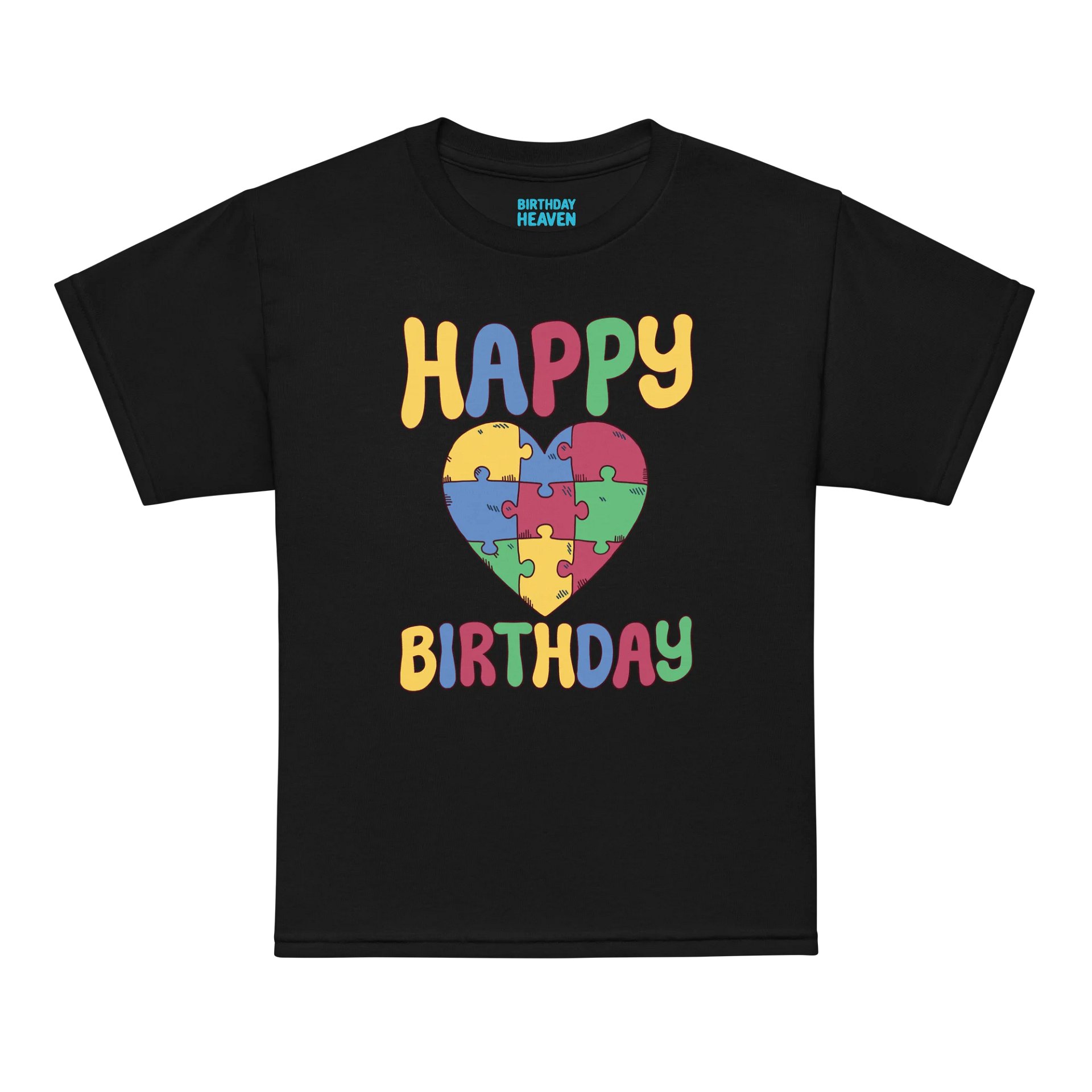 Happy Birthday (Autism Awareness) T-Shirt For Kids product image (7)