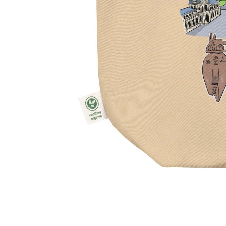 Louvre Museum Nerd Tote Bag product image (2)