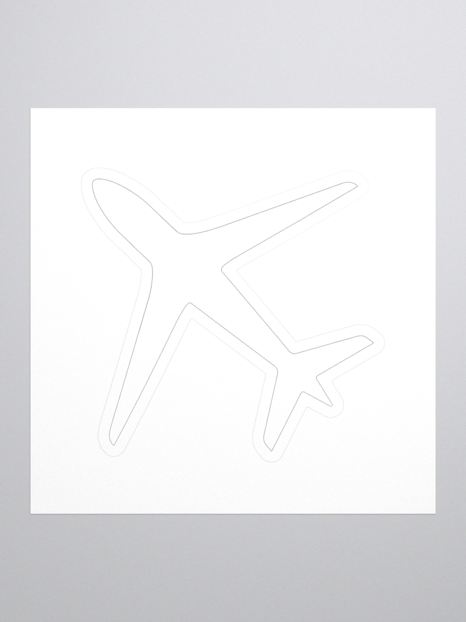 Logo White Sticker product image (1)