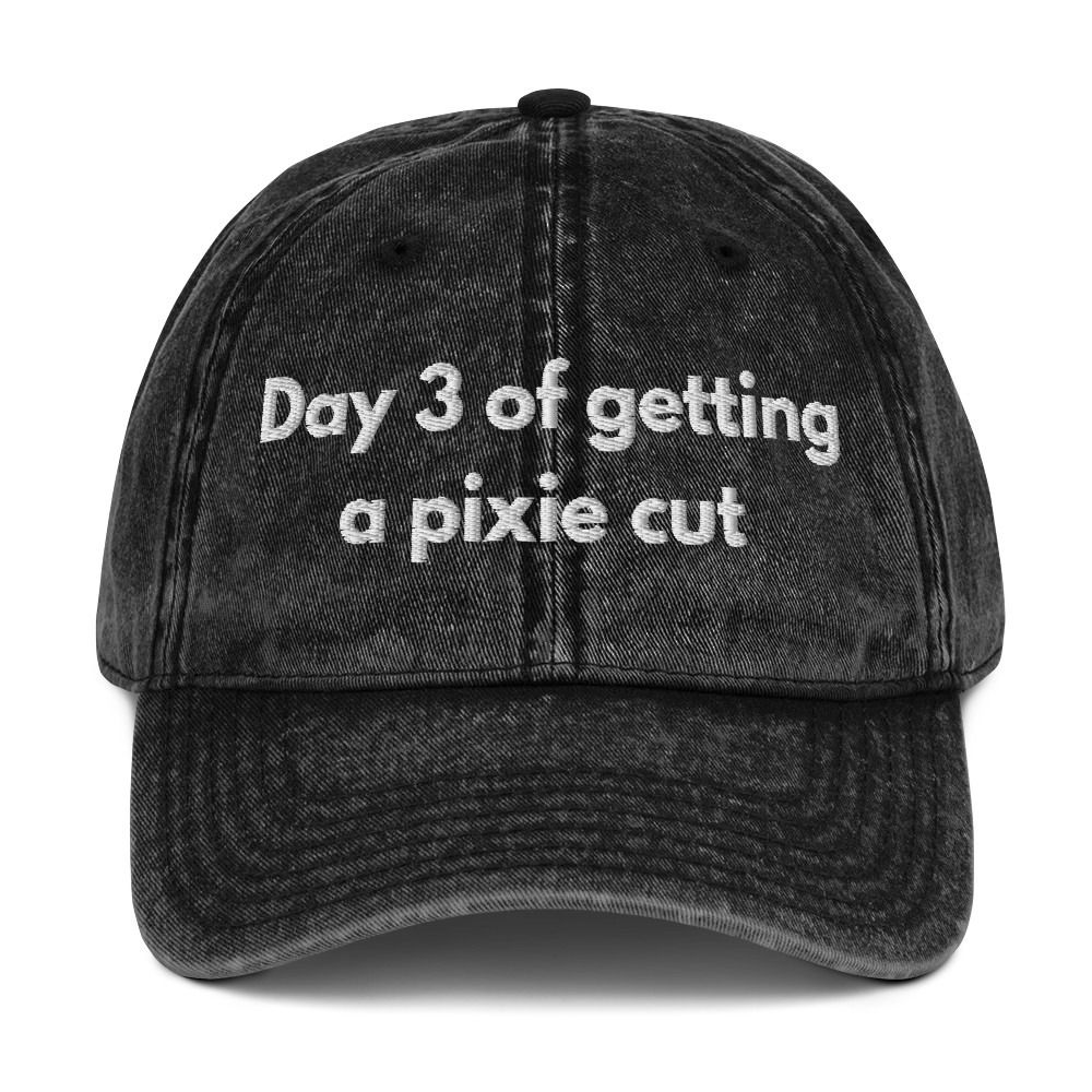 Day 3 of getting a pixie cut product image (1)