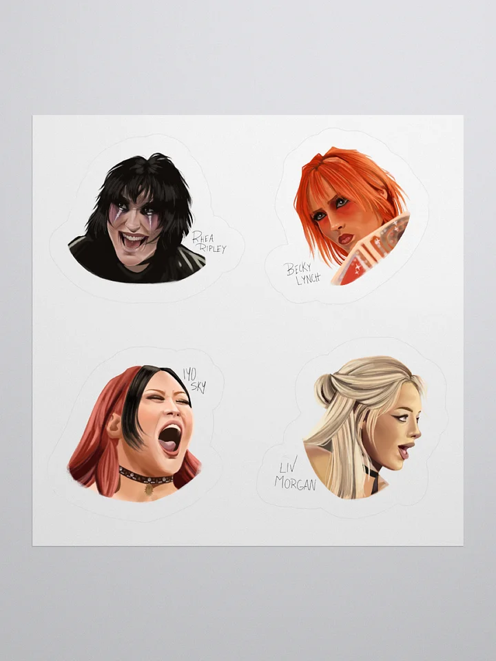 wwe women stickers! product image (2)