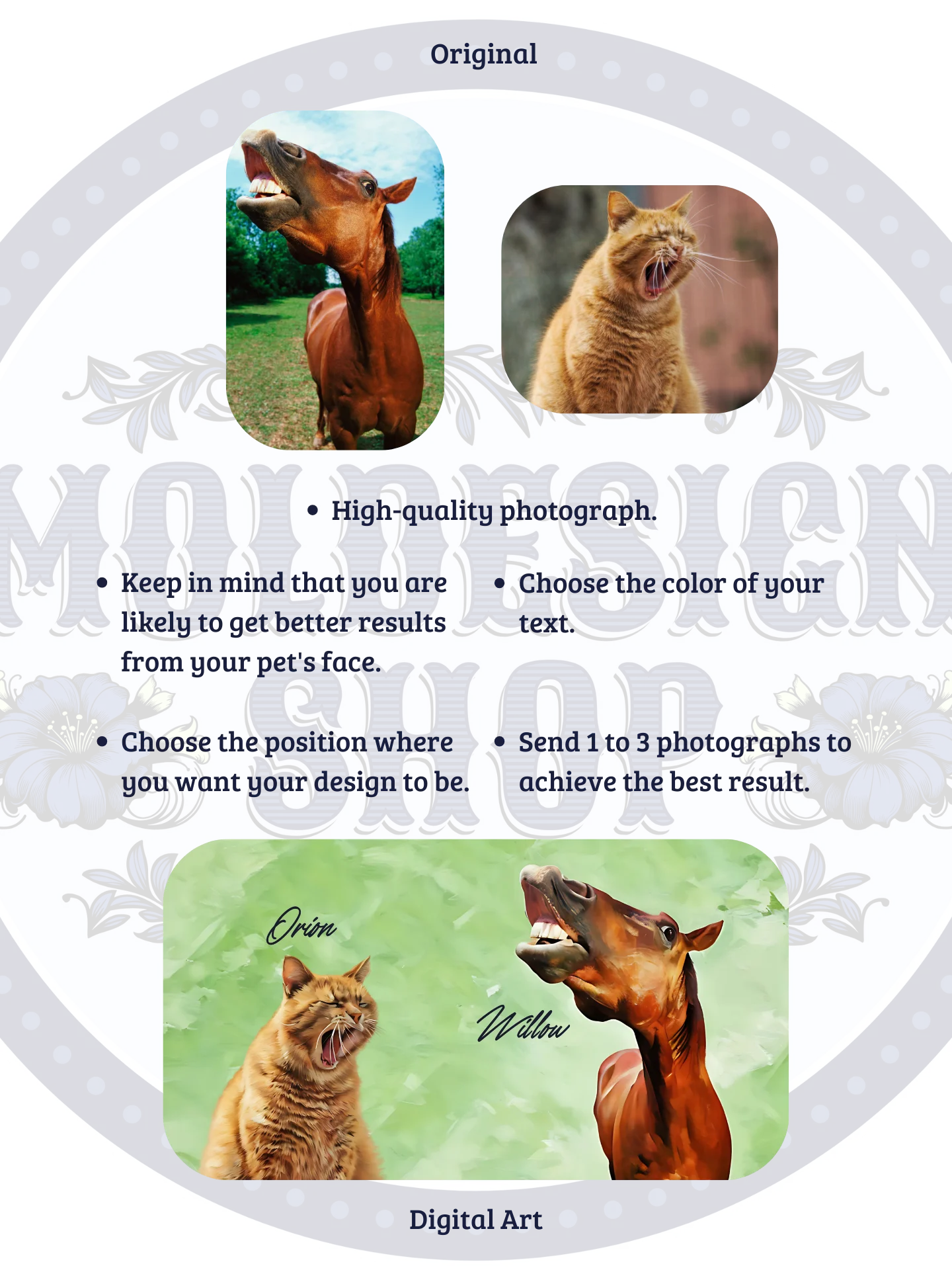 YOUR BEST FRIENDS! / DESK MAT WITH PERSONALIZED NAME / 15,5" x 31,5" product image (5)