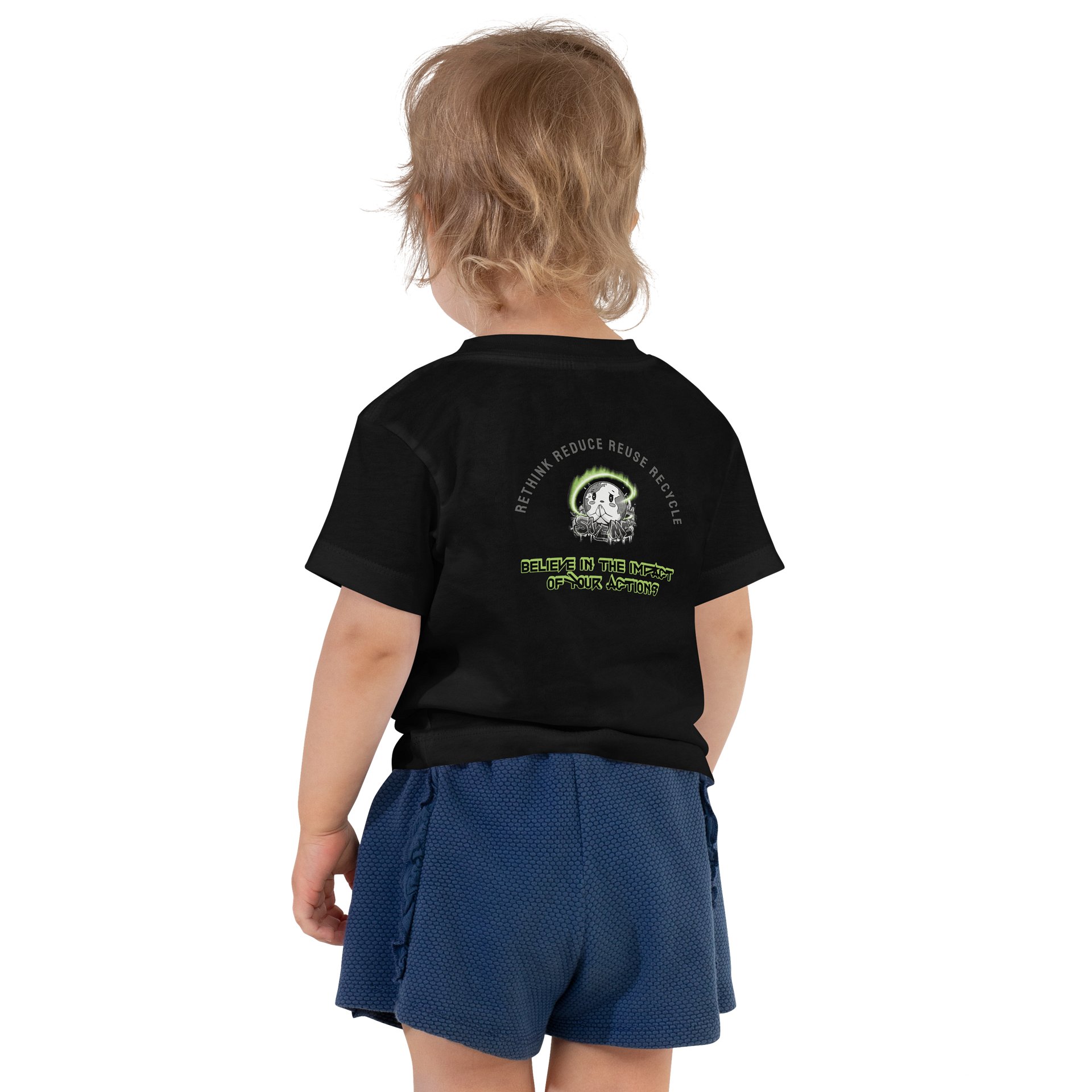 Save Me Toddler T-Shirt | Eco-Friendly Message for Little Heroes product image (5)