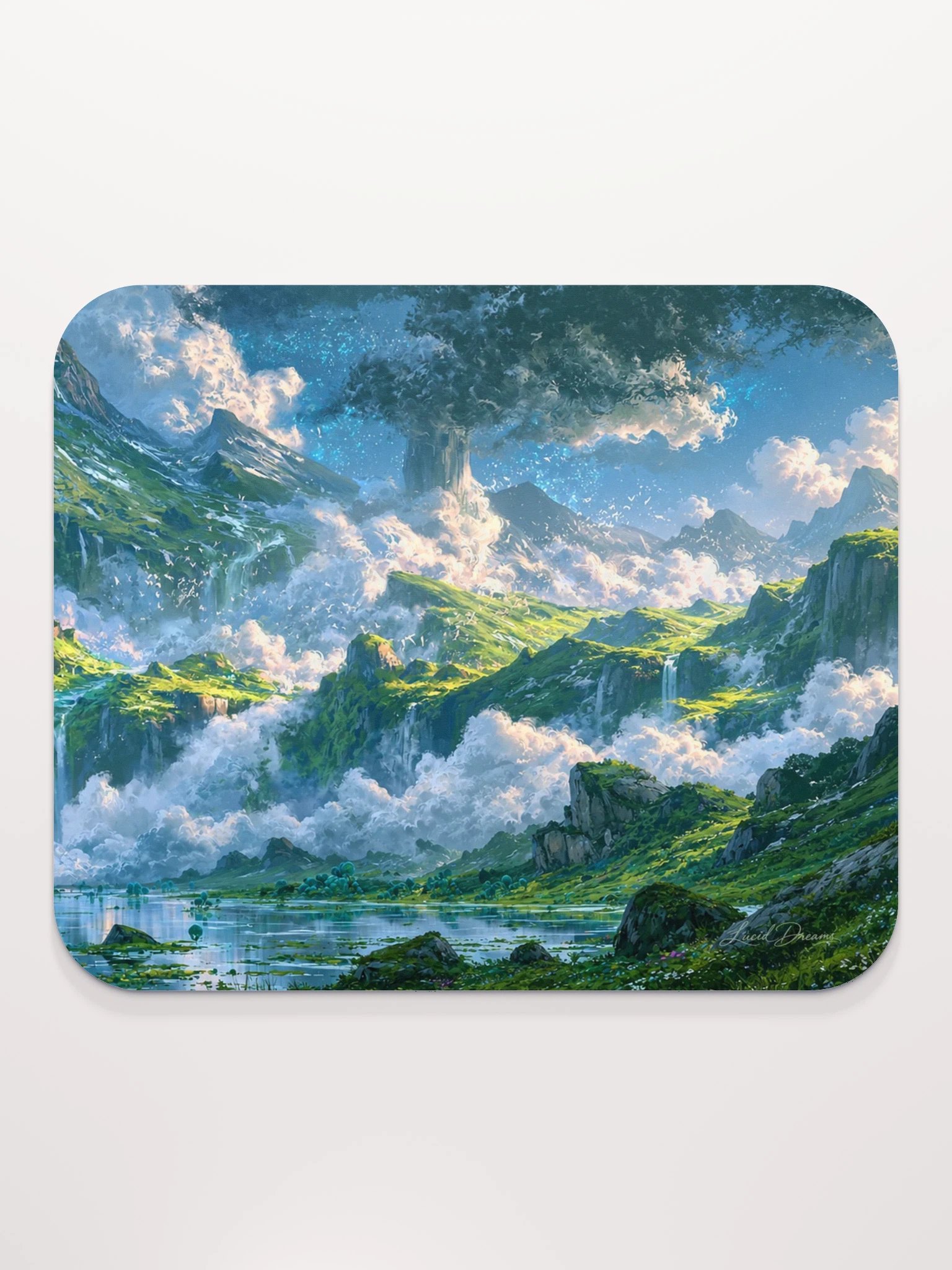 The Emerald Sky Mountains Mousepad product image (2)