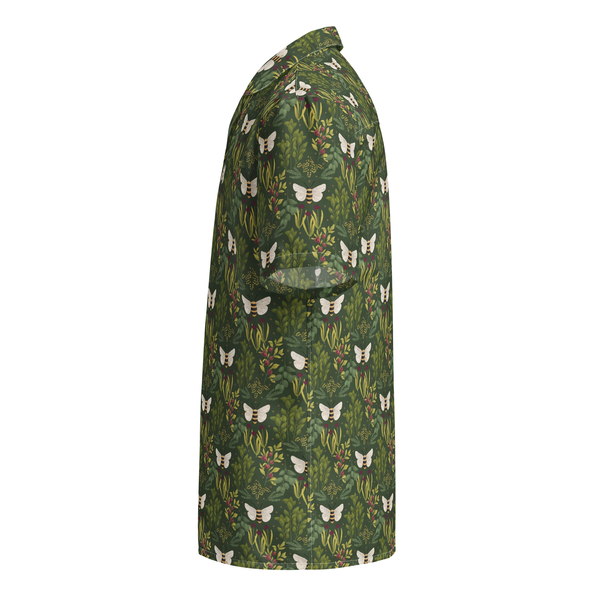 Bees and Foliage Hawaiian Shirt product image (3)