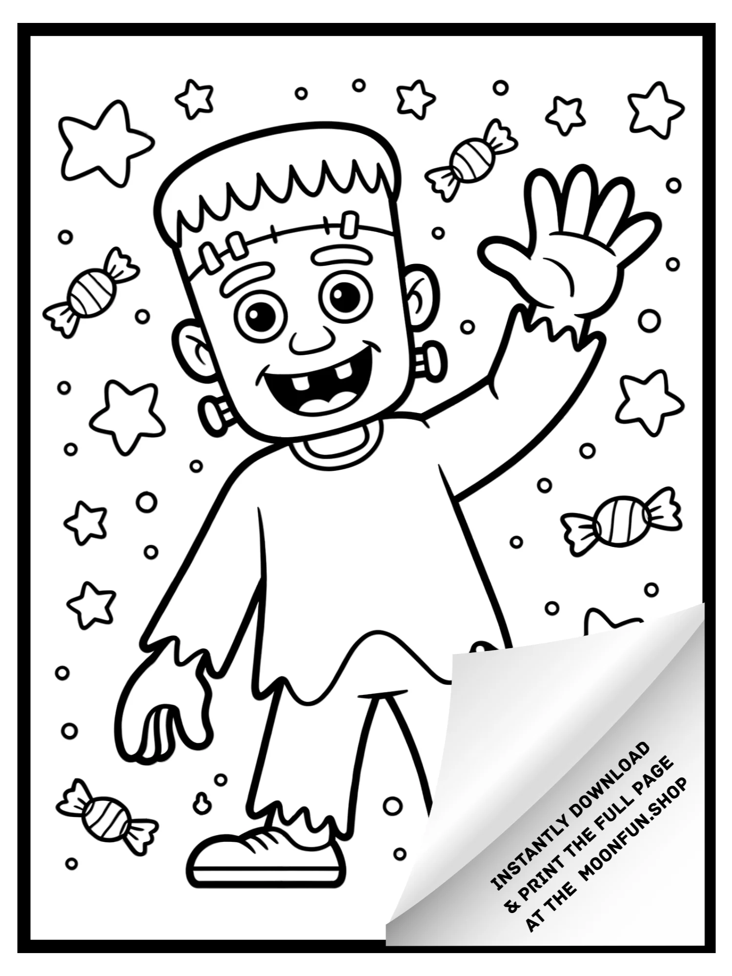 👨‍👩‍👧 Ultimate Family Halloween Bundle – 300+ Coloring Pages for All Ages product image (3)
