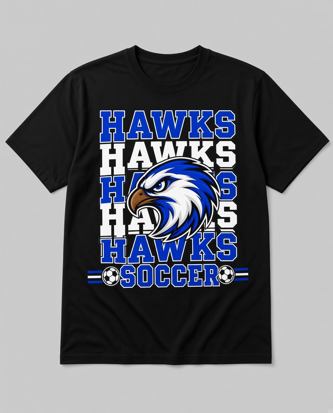 Hawks Hawks Hawks Soccer Comfort Colors Tee product image (1)