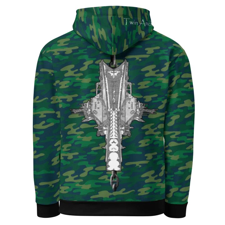 Mirrored Foss Tug & Barge Bridal Chain (Teal) – Performance Marine Wear | Twin Anchor Apparel North Current Line product image (1)