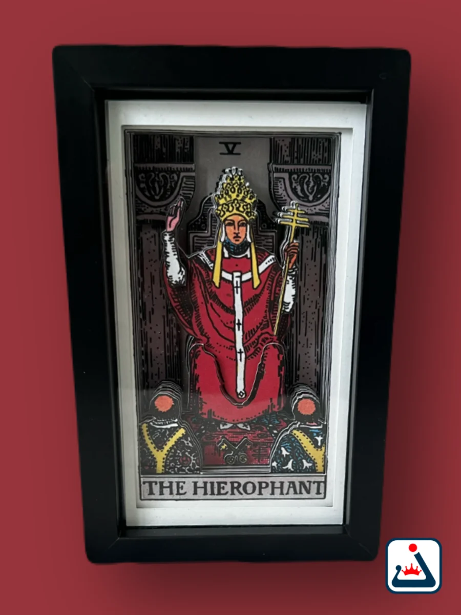 The Hierophant – 3D Tarot Shadow Box Art product image (5)