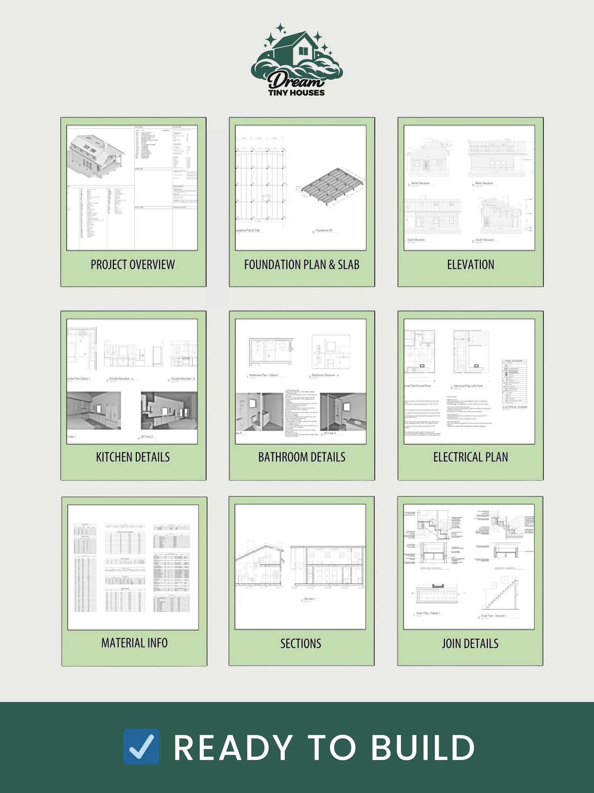 The Bastion Tiny House Blueprint Set (CAD File + Materials List) product image (9)
