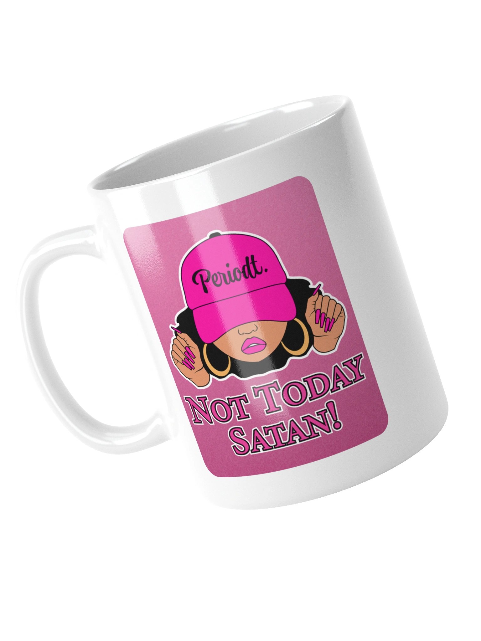 Not Today Satan V2 Pink, Mug product image (5)