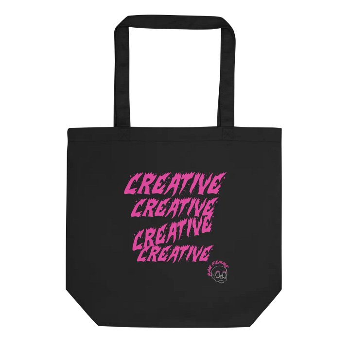 Creative Black Tote by Raw Femme product image (1)