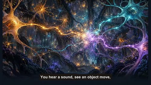 A red ball rolls across a table. Color, shape and motion are processed separately, so why do you see one object? Follow the b...