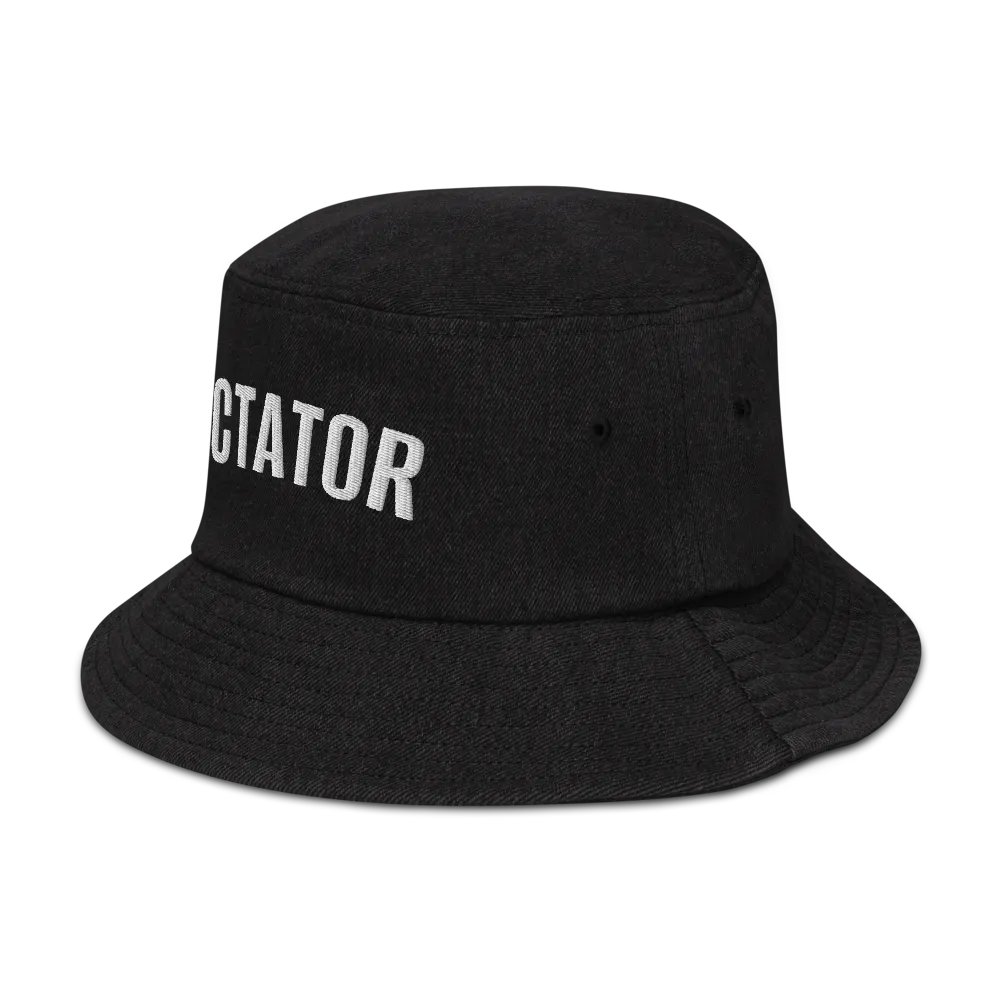 Inkblot Symmetry Denim Bucket Hat product image (7)
