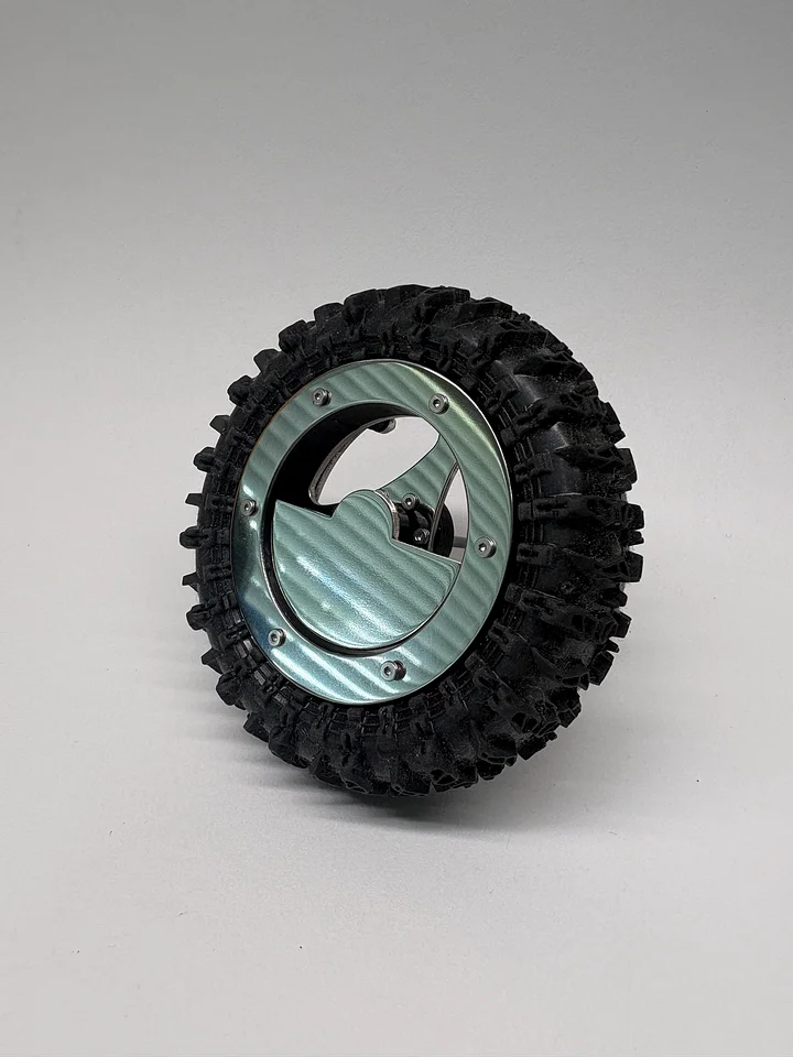 1.8" v2 Floater Wheels - "Trinity" wheel face with "Horizon" floater product image (1)