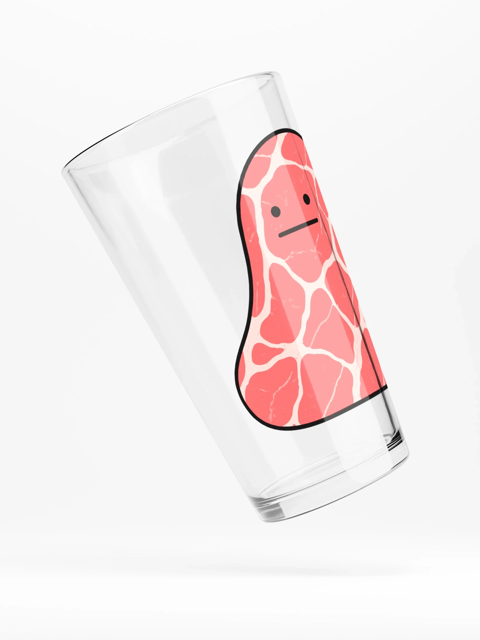 Steak Meat Shaker Pint Glass thumbnail 4