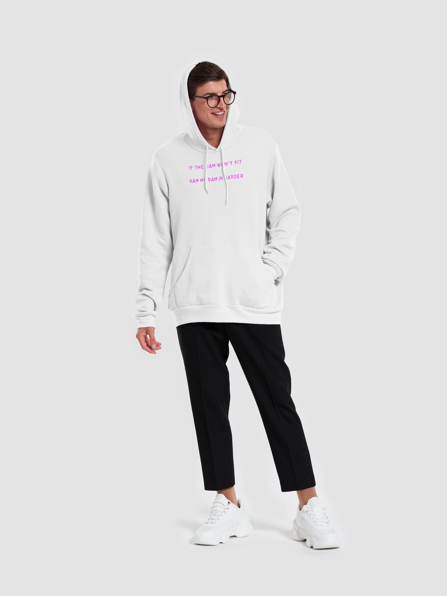 If The Ram Won't Fit Ram My Ram In Harder. Meme Hoodie product image (41)