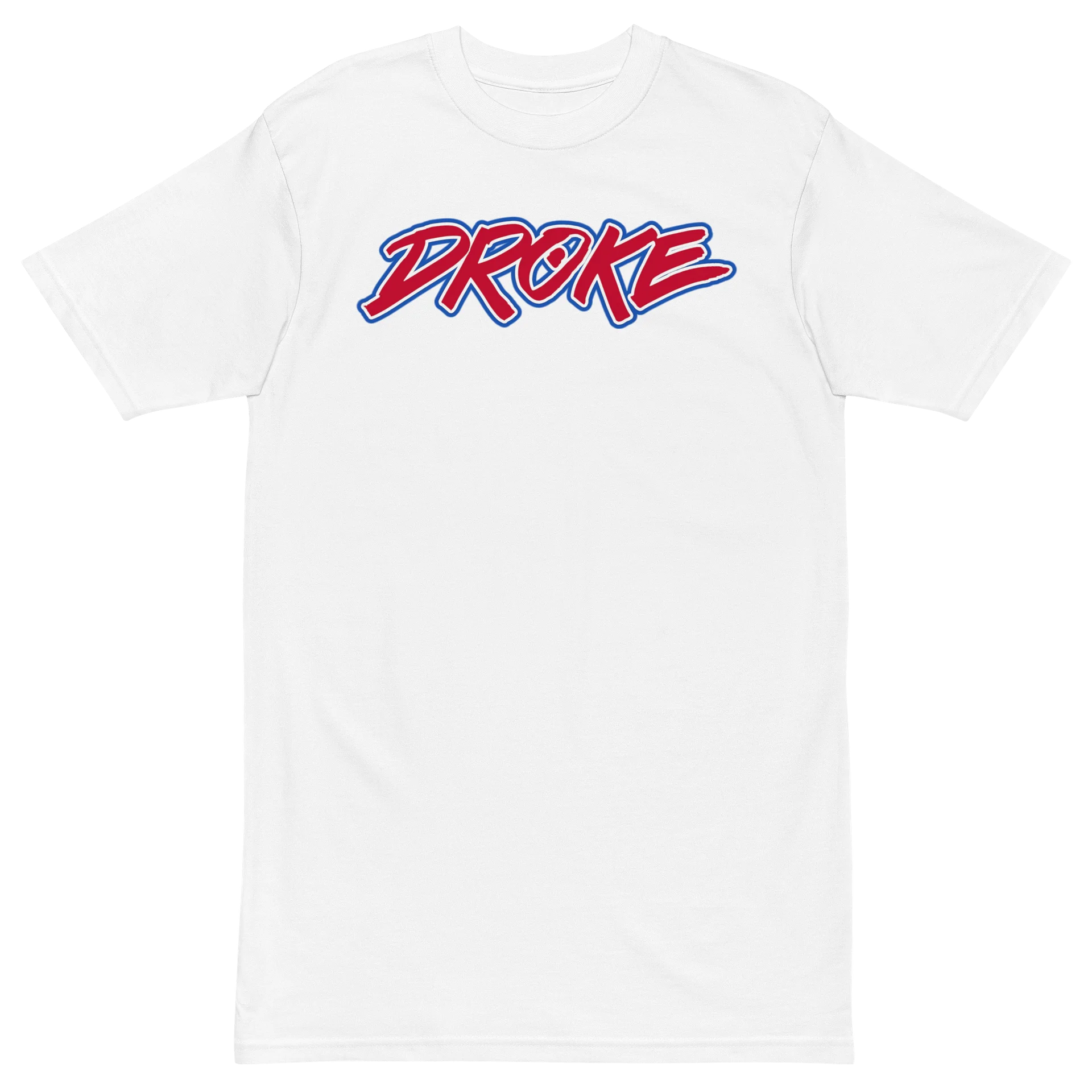 DROKE - Red w Blue Deluxe Logo T-shirt product image (2)