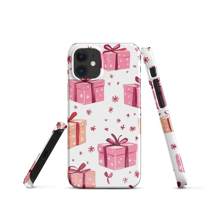 Pink Christmas iPhone® Snap Case product image (1)