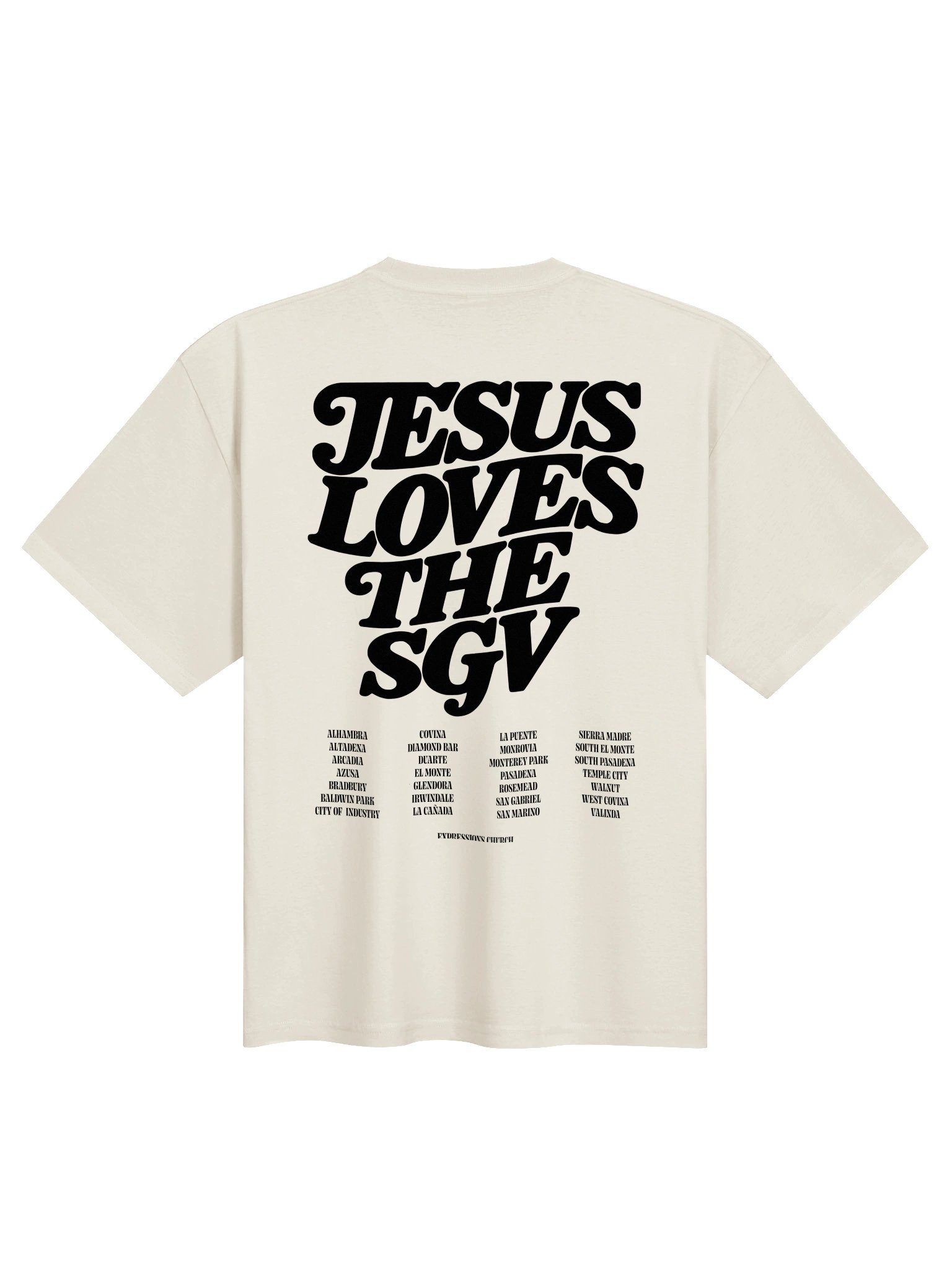 Jesus Loves the SGV Oversized Tee product image (3)