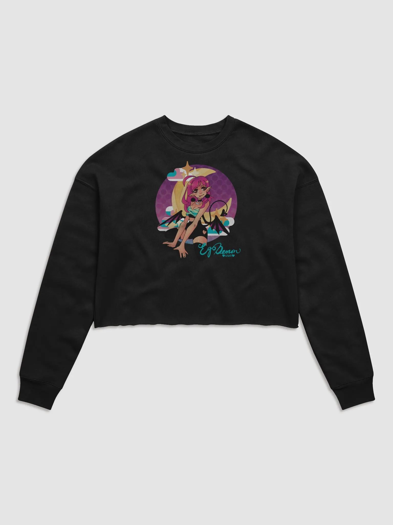 Cute Demon Crop Sweater product image (1)