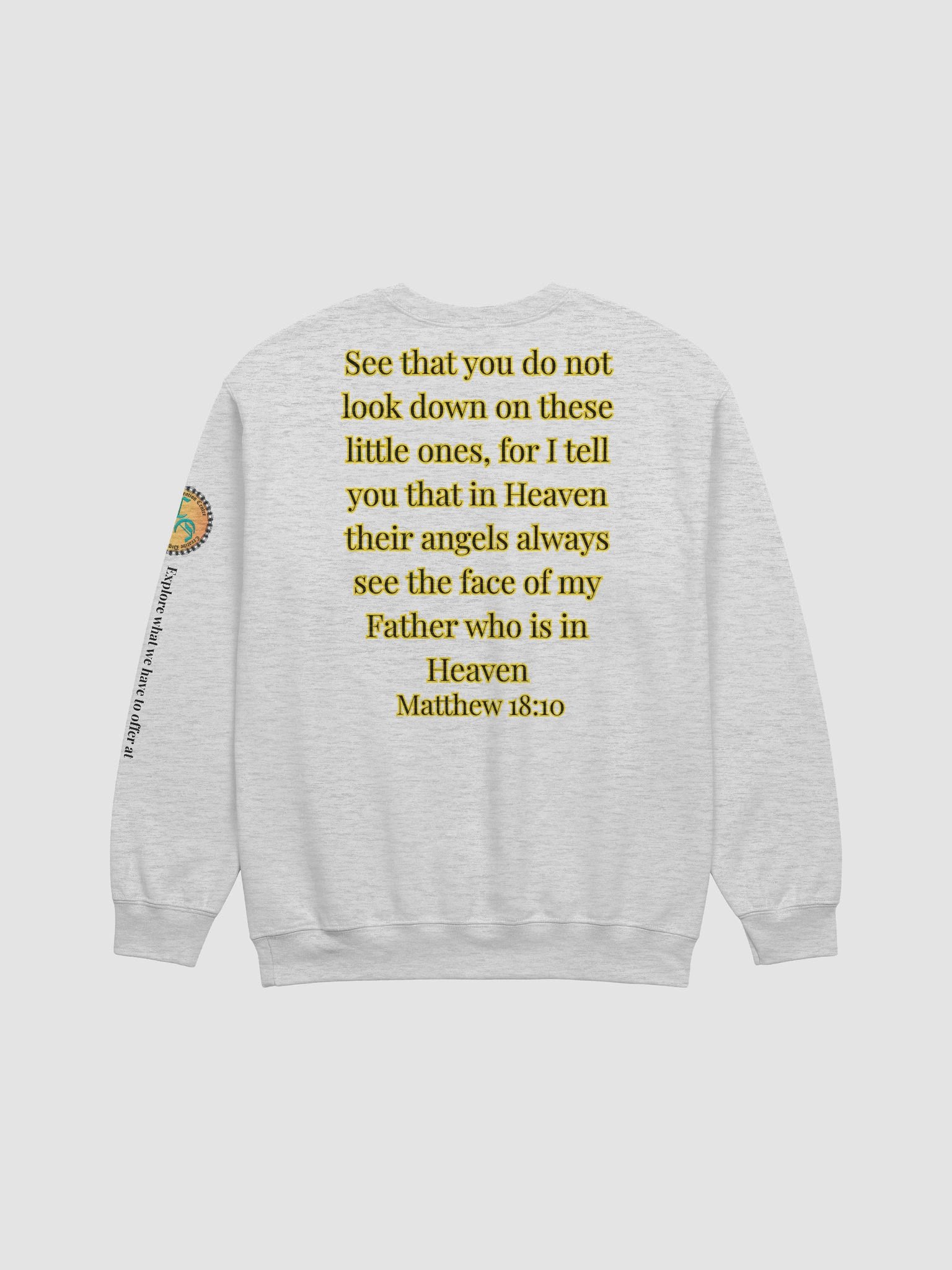 Angels Watch Over Them (Male) Gildan Classic Crewneck Sweatshirt Light Colors product image (10)