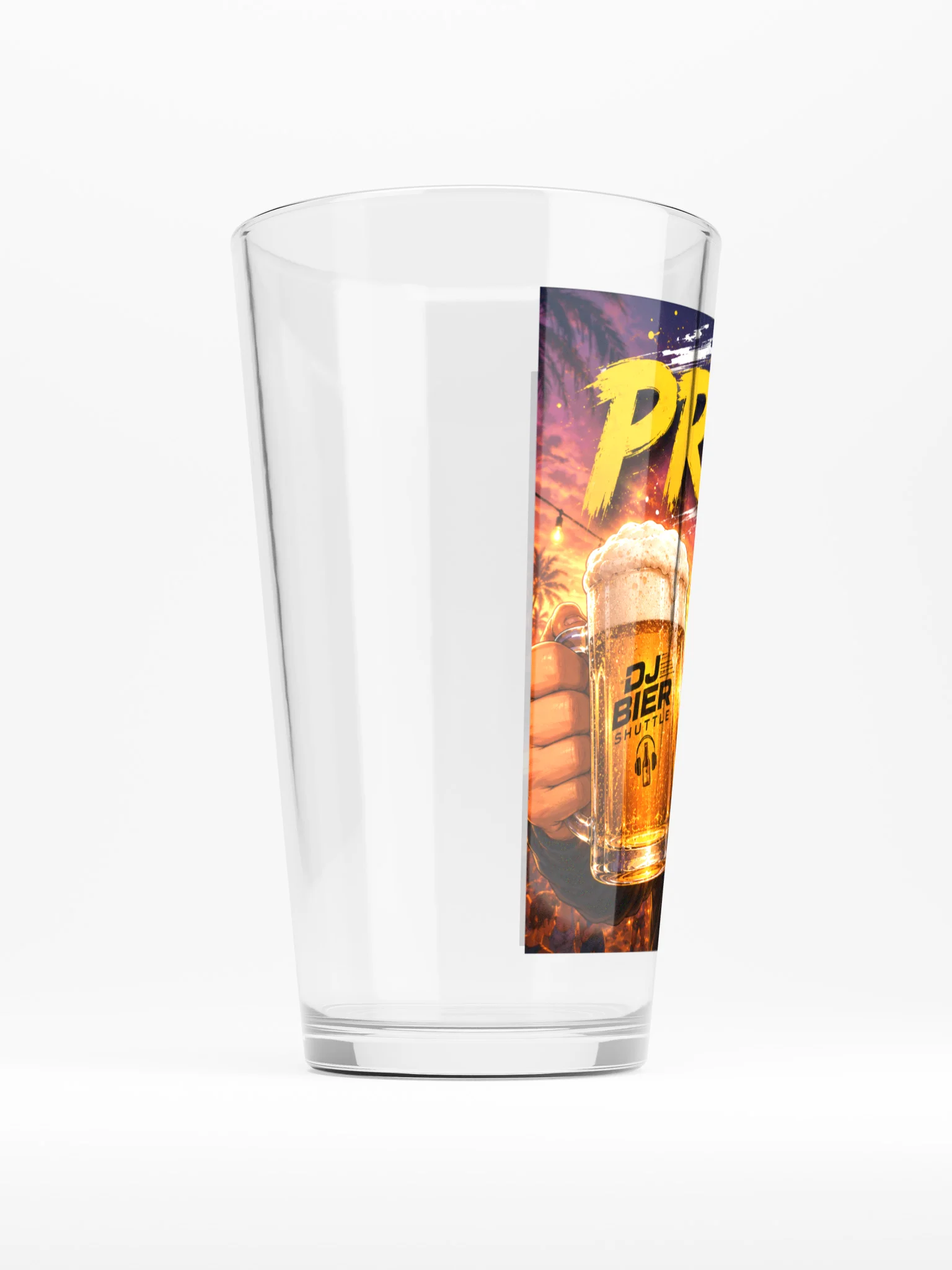 DJ Beer Shuttle beer glass "Prost" product image (2)