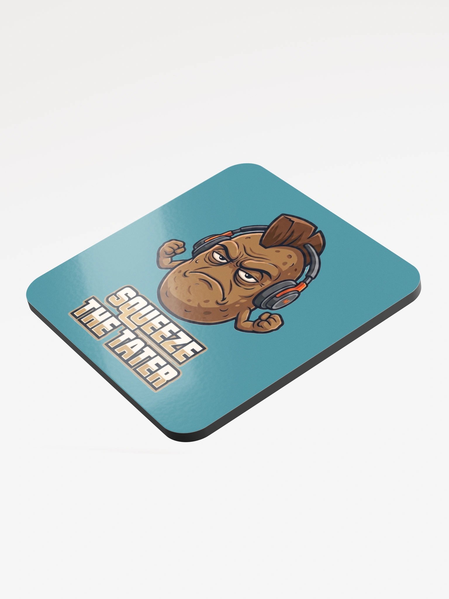 Squeeze the Tater Grumpy Potato Coaster product image (3)