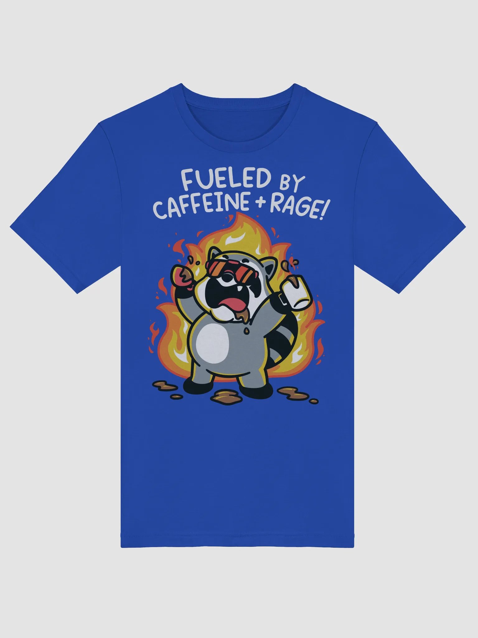 Caffeine & Rage Athletic Tee product image (1)