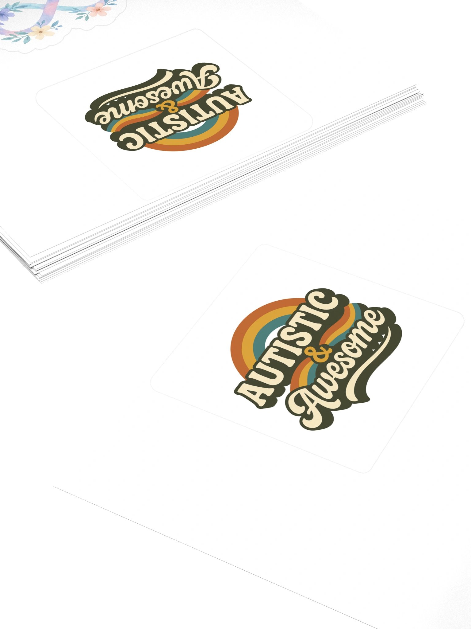 Autism Awareness Kiss Cut Stickers product image (4)