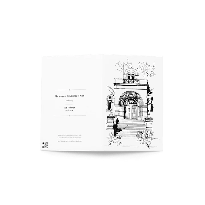 Museum Hall, Bridge of Allan - Greeting Card product image (2)