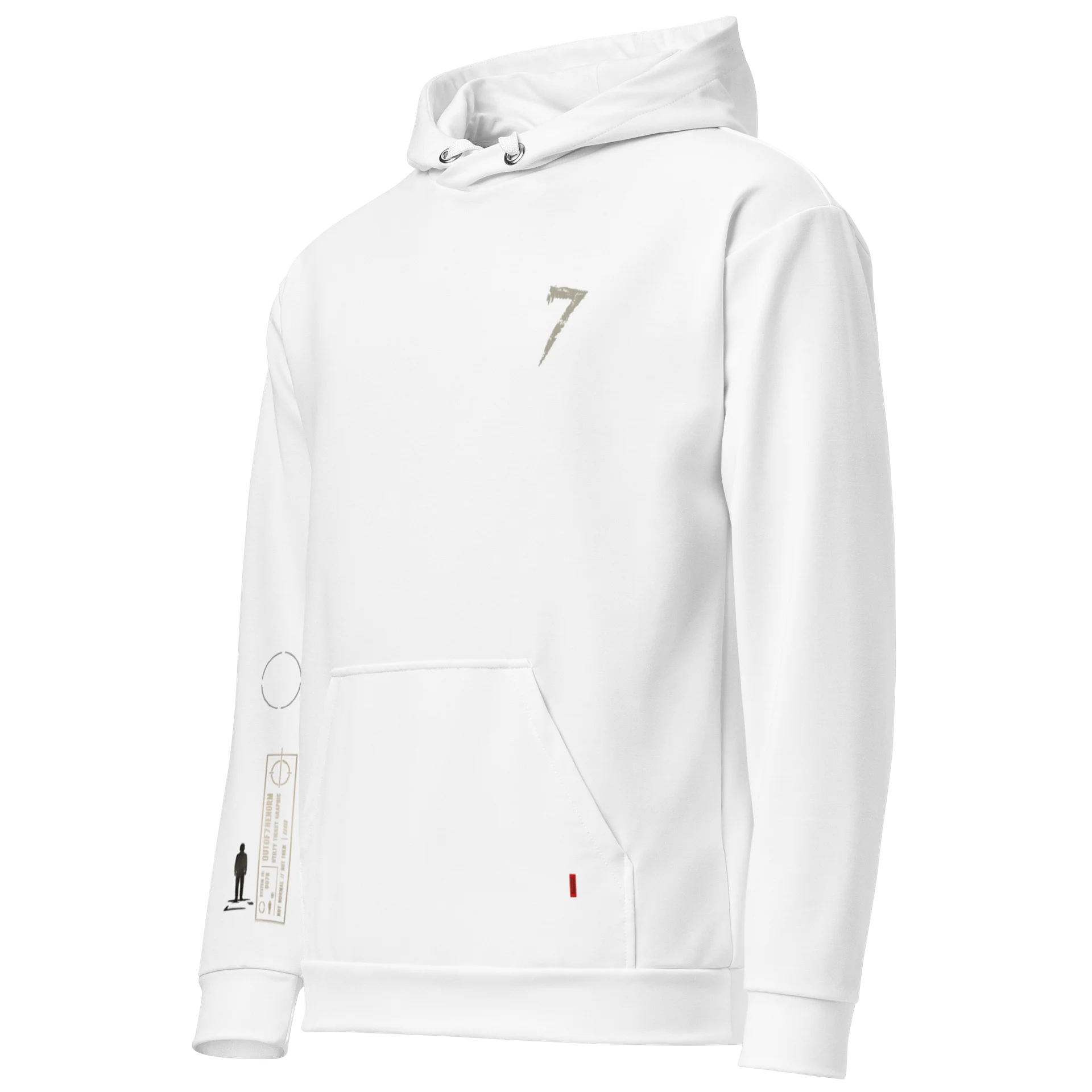 Speckled '7' Minimalist All-Over Print Hoodie product image (2)