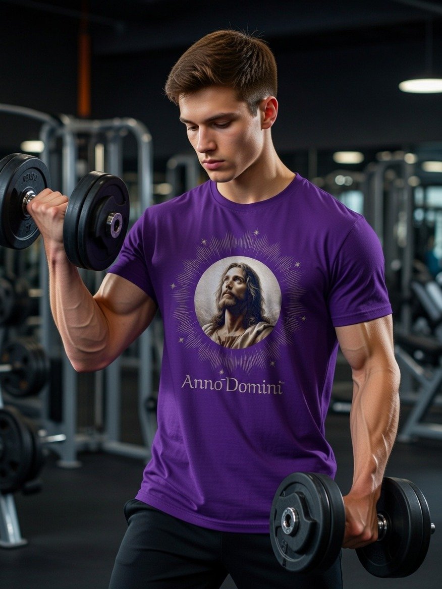 Year of Our Lord T-Shirt, Latin Anno Domini Jesus Tee, Christian Faith Sacred Design Shirt product image (2)